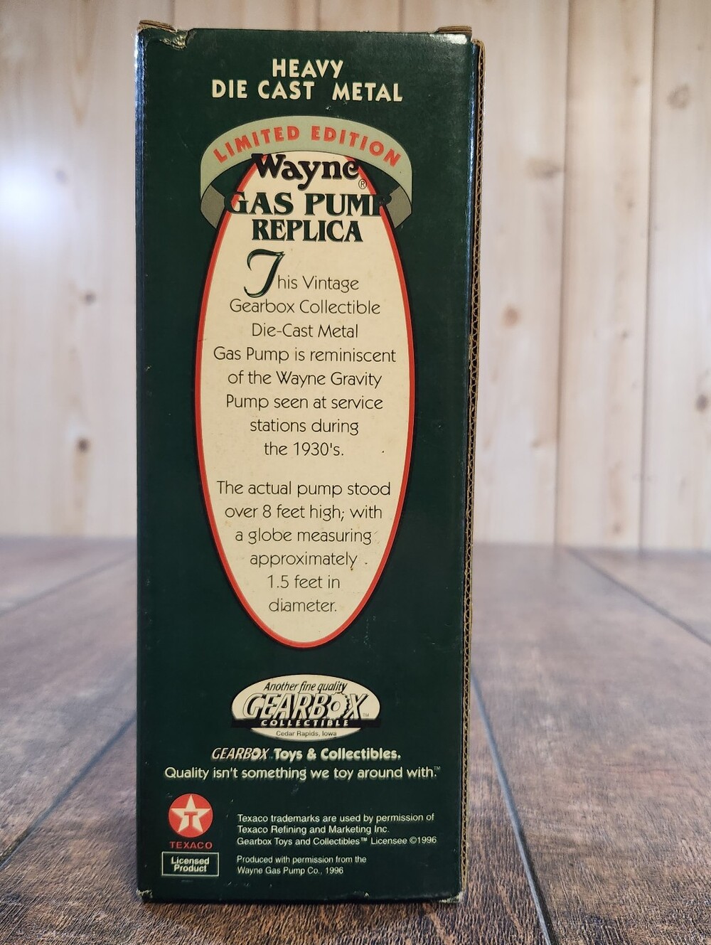 Gearbox Texaco Wayne Gas Pump 8” Replica Die-cast Limited Edition - Picture 5 of 7